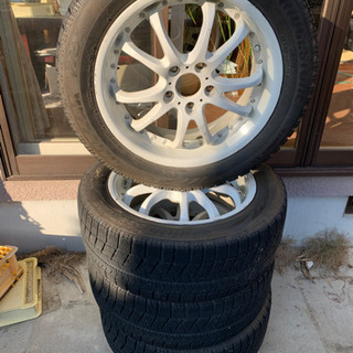 ※商談中※215/55/17 スタッドレスタイヤホイールセット 4本の画像