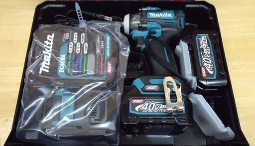 新品 マキタ 40Vmax 充電式インパクトレンチ TW004GRDX バッテリ×2 充電器 makita 札幌 豊平区  ☆ PayPay(ペイペイ)決済可能 ☆ 札幌市 豊平区 平岸