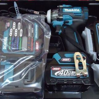 新品 マキタ 40Vmax 充電式インパクトレンチ TW004GRDX バッテリ×2