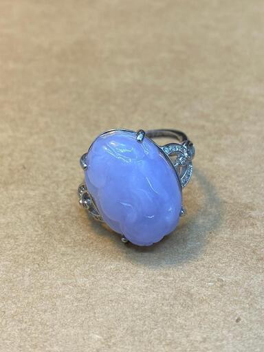 指輪 リング 貔貅 本翡翠 ヒスイ 誕生日プレゼント 縁起物 魔除け 鑑別書有2