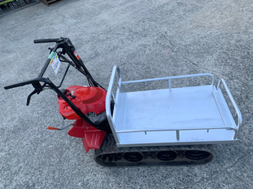 ☆中古品 ホンダ運搬機 力丸 左キャタピラに割れあり！動作は問題無し☆