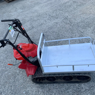 ☆中古品 ホンダ運搬機 力丸 左キャタピラに割れあり！動作は問題無し