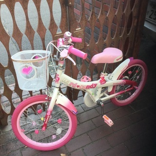 女の子用自転車、16インチ