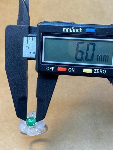 指輪 リング 花びら 本翡翠 氷ヒスイ フリーサイズ 誕生日プレゼント 縁起物 天然石 鑑別書6