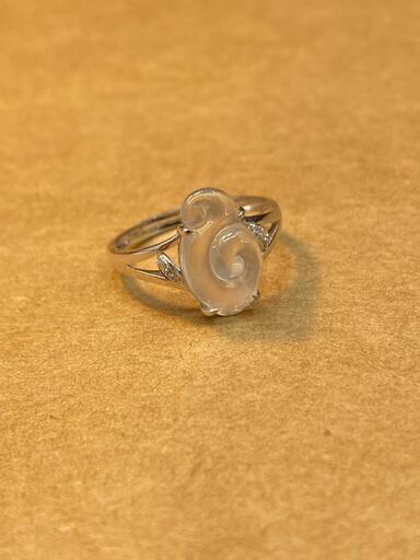 指輪 リング 本翡翠 氷ヒスイ フリーサイズ 誕生日プレゼント 縁起物 天然石 鑑別書有