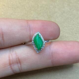 指輪 リング 本翡翠 氷ヒスイ 緑色 誕生日プレゼント 天然石 縁起物
