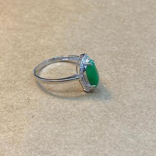 指輪 リング 本翡翠 氷ヒスイ 緑色 誕生日プレゼント 天然石 縁起物