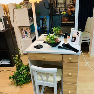 ドレッサー送料着払い 22323 ヘムネス ドレッサーミラー付 鏡台 IKEA