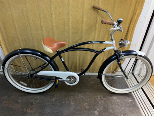 値下げしました！！！レインボー★ビーチクルーザー★防犯登録料込★近隣配送可能