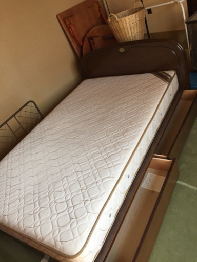 JF01270 セミダブル 収納ベッド