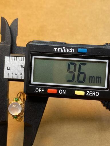 指輪 リング 本翡翠 氷ヒスイ 透明 誕生日プレゼント 縁起物 天然石 鑑別書有9