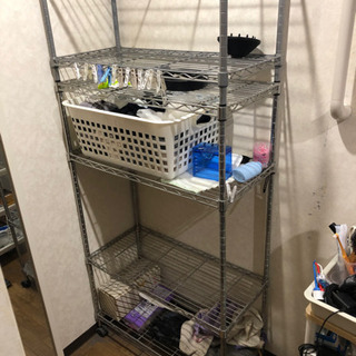 スチールラック5段高さ167cmの画像