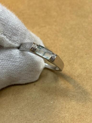 指輪 リング 本翡翠 氷ヒスイ 透明 誕生日プレゼント 18kゴールド 鑑別書