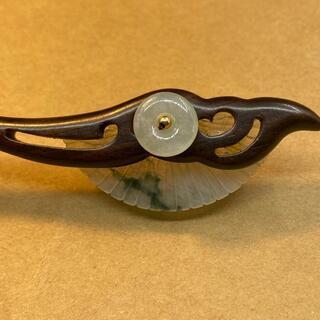 福袋 簪 本翡翠 ヒスイ 誕生日プレゼント 縁起物 天然石 14kゴールド