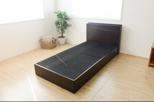 【サシェキャビネットN Sealy SD】セミダブルベッドフレーム