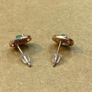 ピアス 本翡翠 ヒスイ 緑色 縁起物 誕生日プレゼント 天然石 本物保証4の画像