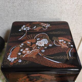 【無料】お節料理　重箱②　扇　