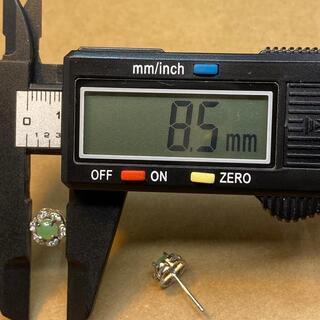 ピアス 本翡翠 ヒスイ 緑色 縁起物 艶美麗 誕生日プレゼント 天然石 本物保証10の画像