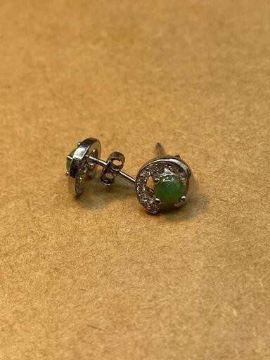 福袋 ピアス 本翡翠 ヒスイ 緑色 縁起物 誕生日プレゼント 金運アップ 本物保証11