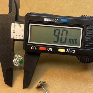 ピアス 星 本翡翠 ヒスイ 緑色 縁起物 誕生日プレゼント 金運アップ 本物保証13の画像