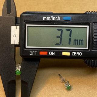 ピアス りんご 本翡翠 ヒスイ 緑色 縁起物 誕生日プレゼント 天然石 本物保証の画像