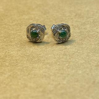 ピアス 本翡翠 ヒスイ 縁起物 誕生日プレゼント シルバー 天然...