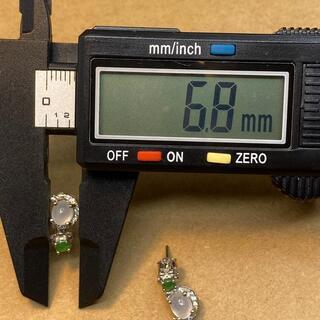 ピアス 本翡翠 氷ヒスイ 緑色 金運アップ 誕生日プレゼント 天然石 本物保証18の画像