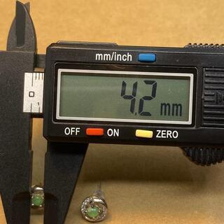 ピアス 本翡翠 ヒスイ 緑色 艶美麗 誕生日プレゼント 金運アップ 本物保証 2022072701の画像