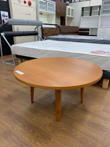 HYLLINGE MOBLER 丸形ローテーブル　※脚一か所外れ　ぐらつき有　売場展開中！！！