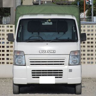 【車検2年満タン渡し】キャリイトラック（総額：39万円）【希少・AT(オートマ)車】エアコン・パワステ・ETC付・幌付きトラック※数台出品中！の画像