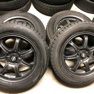 215/60R17美品ホイール付き4本セット❣️アルヴェル　エスティマ　C-HR エルグランド等に