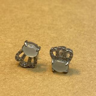 ピアス 本翡翠 氷ヒスイ 縁起物 誕生日プレゼント 金運アップ 天然石 本物保証29の画像