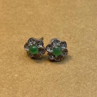 ピアス 本翡翠 ヒスイ 緑色 誕生日プレゼント 金運アップ 天然...