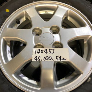 155/65R14 ダイハツ純正ホイール　VRX 新品2019年