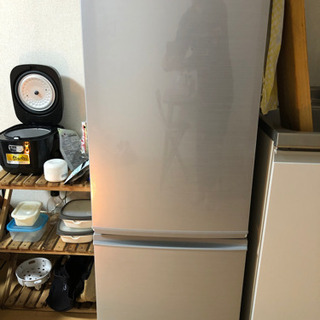 SHARP SJ-D17F シルバー系 2ドア冷蔵庫(167L・左右フリー)