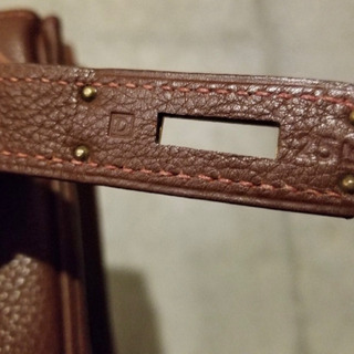 バーキン【銀座本店でクリーニング済】　エルメス　35 ブラウン　ゴールド　の画像