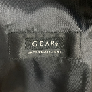 【美品】チェスターコート　黒　LLサイズ　GEAR INTERNATIONALの画像