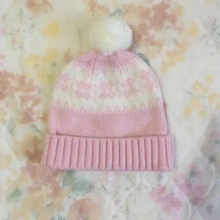 (美品)うさちゃんロンパース✾ニット帽セットの画像