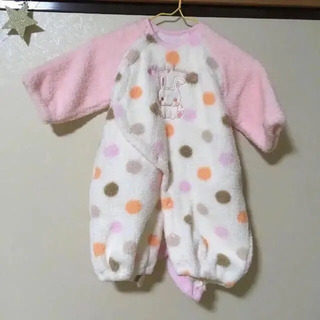 (美品)うさちゃんロンパース✾ニット帽セットの画像