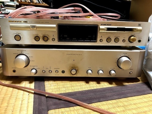 marantz　マランツ・CD/MDプレイヤーCM6000＋オーディオプリアンプ PM-19 人気モデル 中古品