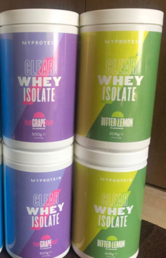 【未使用】マイプロテイン クリアホエイアイソレート 4つ