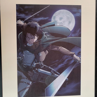 進撃の巨人　リヴァイ　額入りアート　セブン限定 進撃の巨人 リヴァイ 額入りアート セブン限定 セブンイレブン 額入り