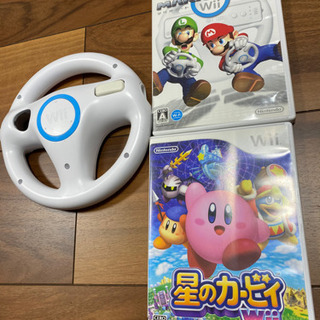 Wii 星のカービィ　マリオカート　ハンドル