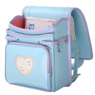 【新品】★ランドセル 女の子☆　高級合皮 大容量 撥水加工 ライトブルーの画像