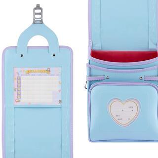 【新品】★ランドセル 女の子☆　高級合皮 大容量 撥水加工 ライトブルーの画像