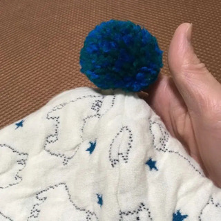 (未使用)apres les cours✾ポンポンポンチョの画像