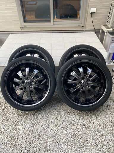 ☆ランクル100 / シグナス等装着可能なお車に☆タイヤホイール 24インチ☆295/35R24☆4本セット