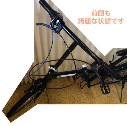 美品　折りたたみ自転車　6変速　20インチ 緑色　CASTROL NO.66