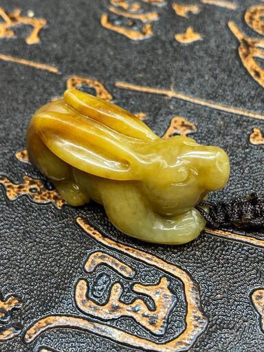 福袋 ネックレス 兎 ヒスイ 本翡翠 誕生日プレゼント 金運up 縁起物 鑑別書有