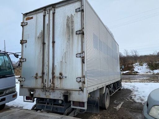 希少【格安】4トン箱　コンテナ　物置　倉庫　アルミ箱　格安提携先運送会社あり　北海道江別市発